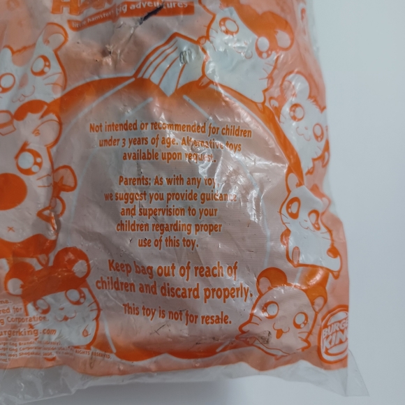 Hamtaro Burger King Kids Toy NEW In Package *UNIDENTIFIED CHARACTER SEE PICTURES - Picture 7 of 9